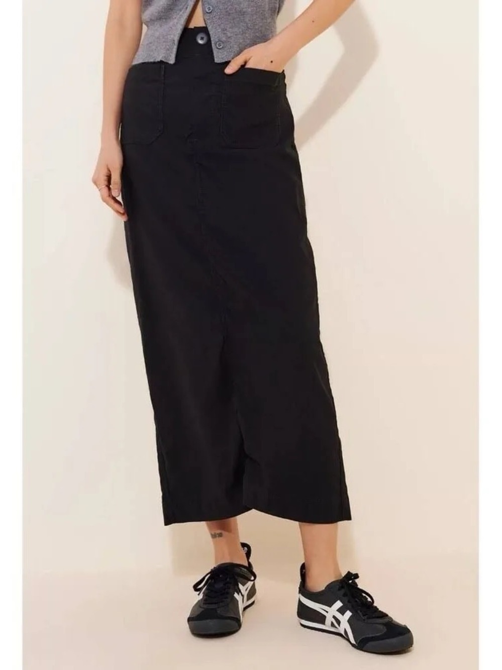 Anthropologie Maeve Collette - Black Maxi Skirt